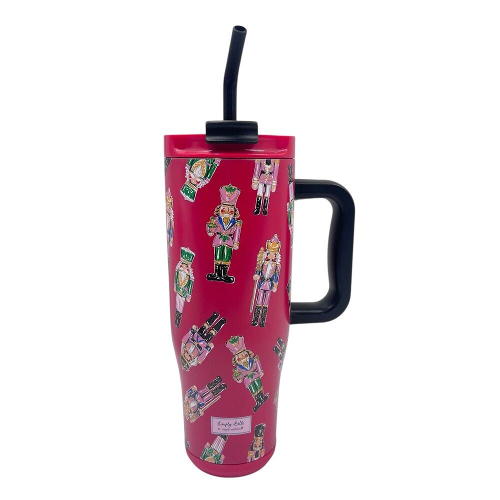 Holiday Simply Belle by Simply Southern Nutcracker 40oz Tumbler Travel Mug Cup